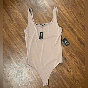 NWT Express Taupe Bodysuit